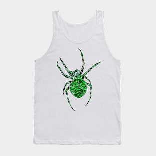 Green Spider Fierce Orb-Weaver Tank Top